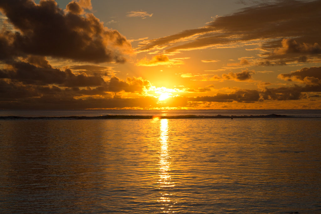  Sonnenuntergang Maupiti – Weltreise zu zweit | SOMEWHERE ELSE