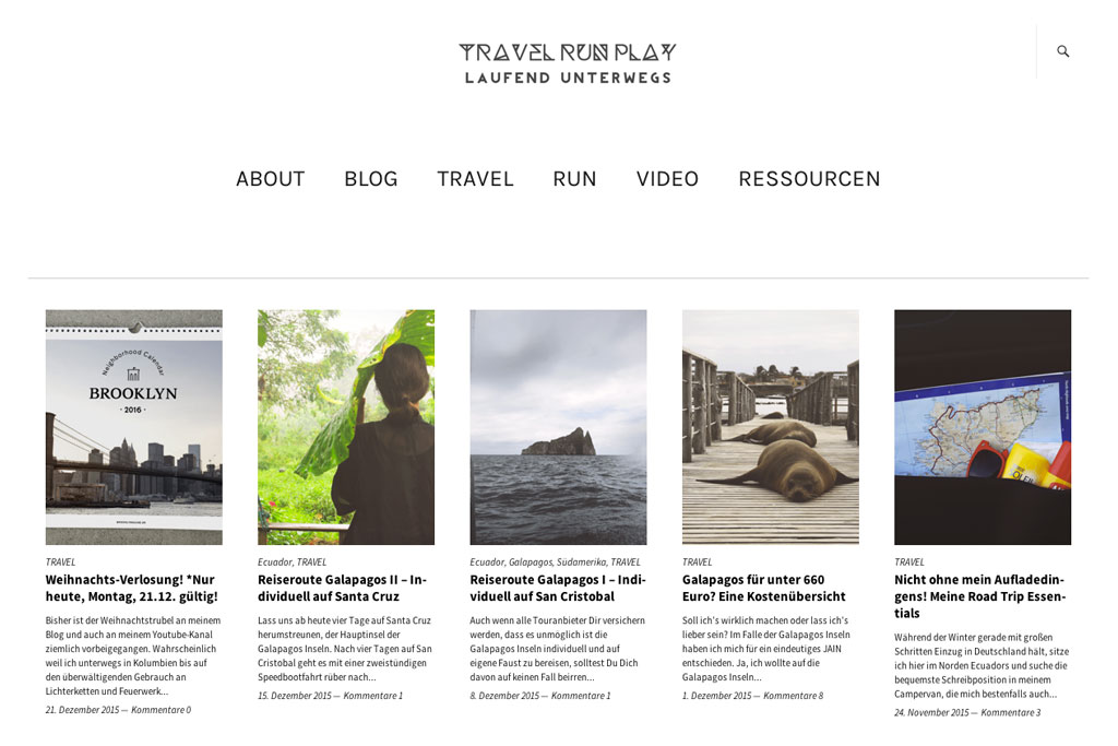 Inspirierende Reiseblogs – Travel Run Play | SOMEWHERE ELSE