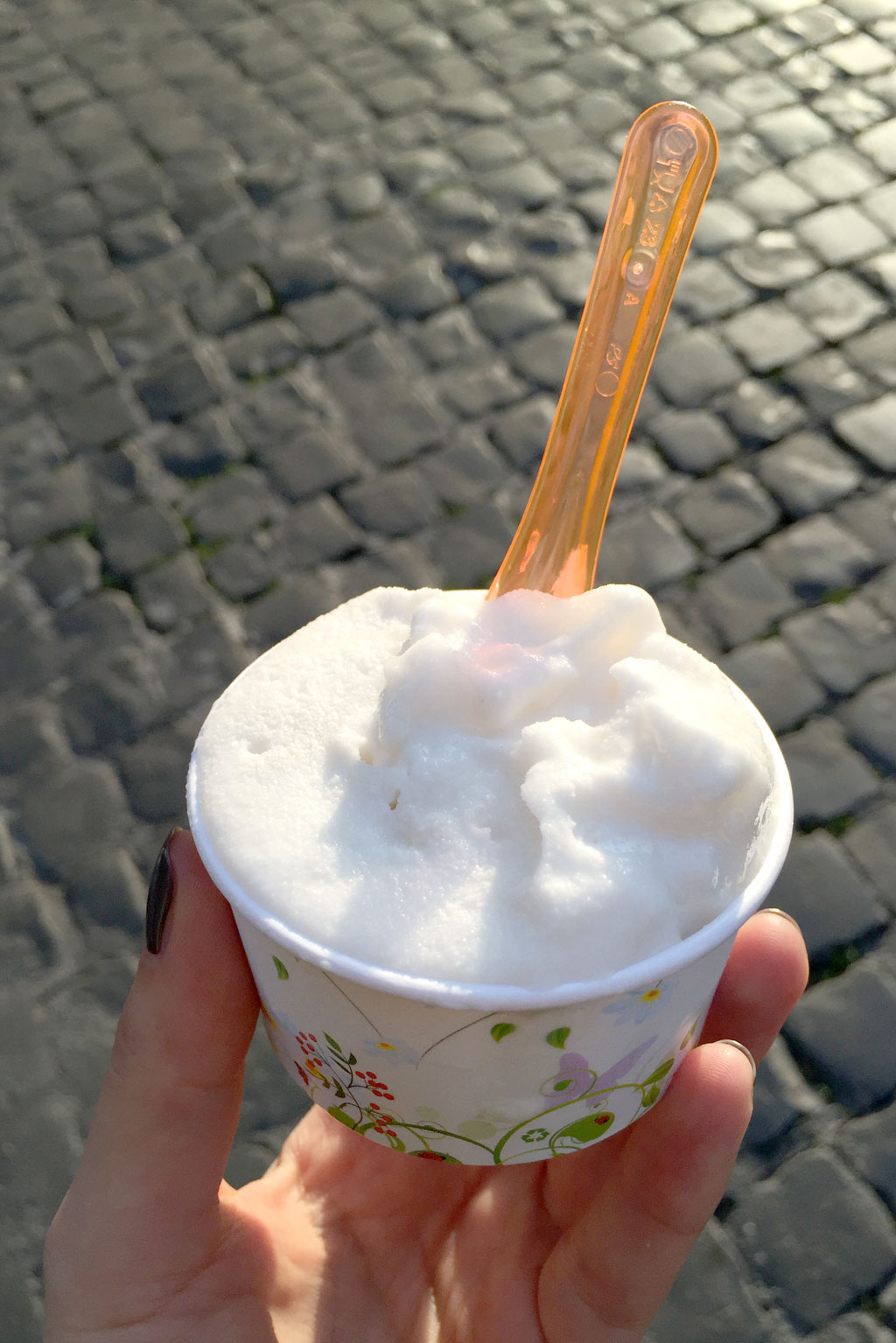 Italienisches Eis – Gelateria Giolitti Testaccio – Eissorte Zitrone| SOMEWHERE ELSE