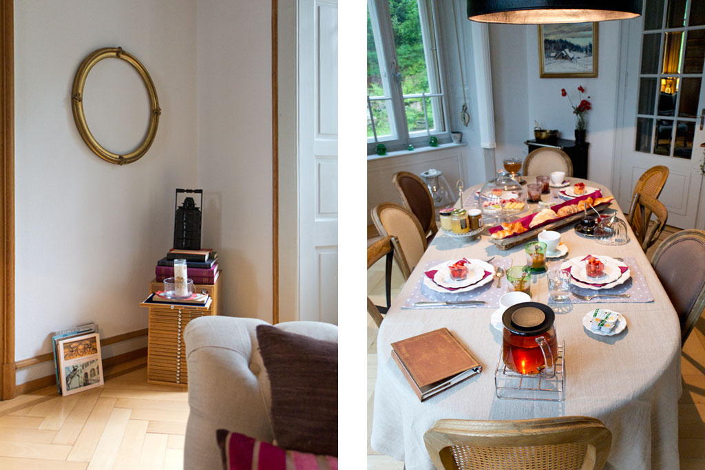 Schweiz Jura – Passion d’une vie – Frühstückstisch im Herrenhaus | SOMEWHERE ELSE